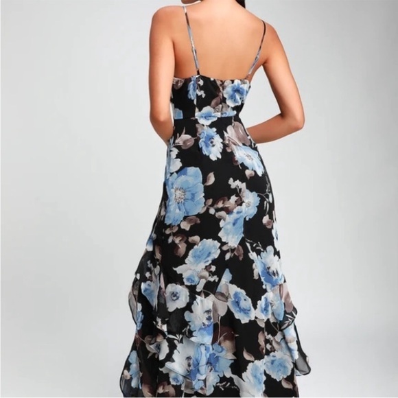 New Lulu’s Artwin Floral Maxi Gown Dress - Picture 11 of 11